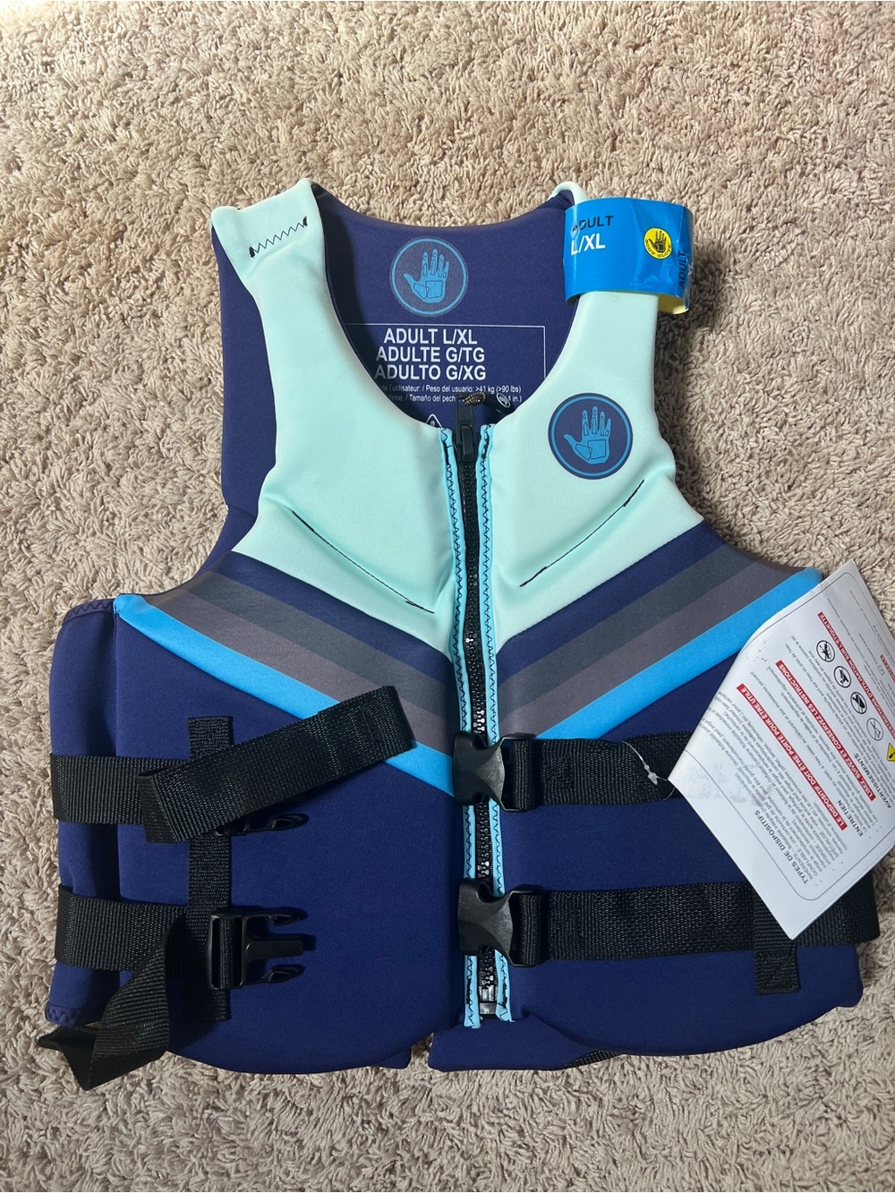 Body Glove Women  L/XL Swim Vest Life Vest Evoprene PFD
